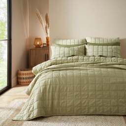 Evana Stitch Quilted Bedspread - thumbnail 1