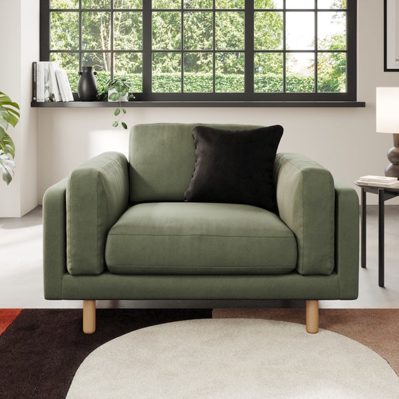 Newton Matte Plush Velvet Snuggle Chair - image 1