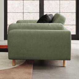 Newton Matte Plush Velvet Snuggle Chair - thumbnail 2