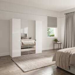 Wiemann Kahla 4 Door Mirrored Wardrobe - thumbnail 1