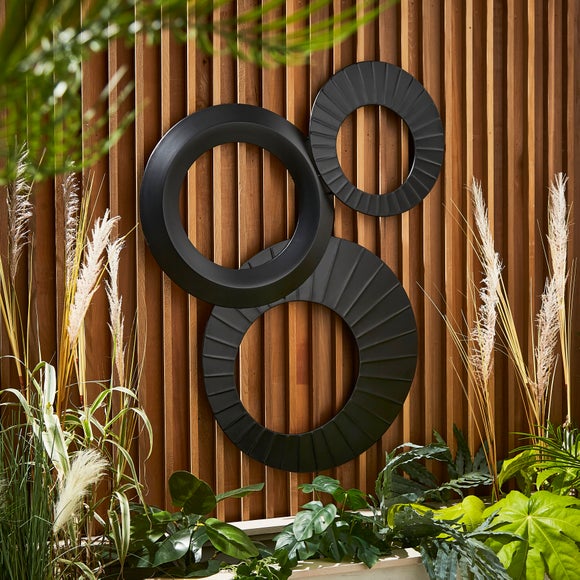 Amazonica Circles Indoor Outdoor Metal Wall Art - image 1
