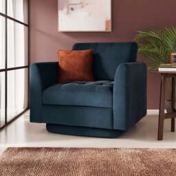 Max Velvet Swivel Chair