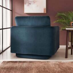 Max Velvet Swivel Chair - thumbnail 2