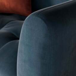Max Velvet Swivel Chair - thumbnail 3