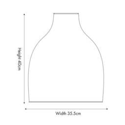 Caswell Rattan Cloche Easy Fit Pendant Shade - thumbnail 5