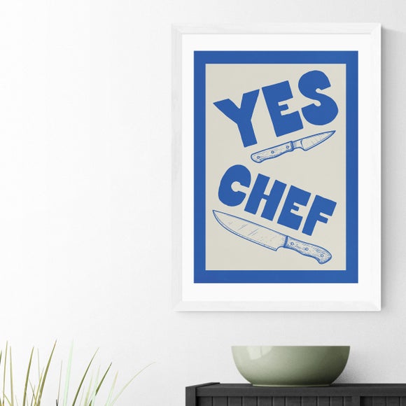 East End Prints Yes Chef by Don't Grow Up Print - image 1
