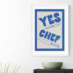East End Prints Yes Chef by Don't Grow Up Print - thumbnail 1