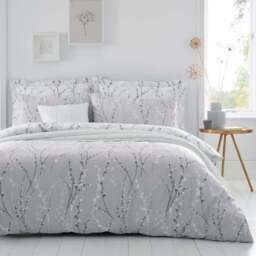 Belle Grey Oxford Pillowcase - thumbnail 4