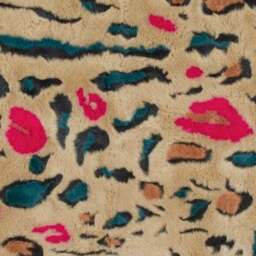 Marcie Bright Leopard Print Faux Fur Cocktail Chair - thumbnail 5