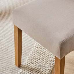 Ethan Set of 2 Dining Chairs, Fabric - thumbnail 4