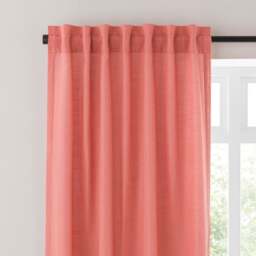 Touch of Linen Unlined Tab Top Curtains - thumbnail 1