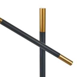 Wanda White Orb and Black Metal Table Lamp - thumbnail 4