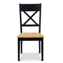 Hockley Set of 2 Dining Chairs, Black - thumbnail 5