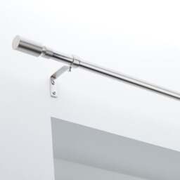 Barrel Extendable Metal Eyelet Curtain Pole - thumbnail 1