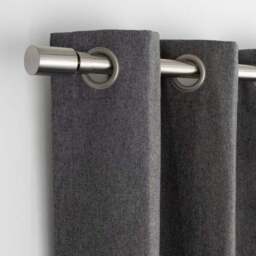 Barrel Extendable Metal Eyelet Curtain Pole - thumbnail 4