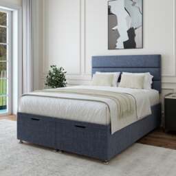 Woven Fabric End of Bed Ottoman Base - thumbnail 1