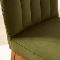 Delilah Bar Stool, Velvet - thumbnail 3