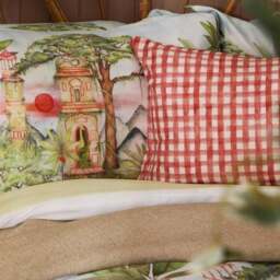 Eden Ruins 100% Cotton Duvet Cover and Pillowcase Set - thumbnail 2