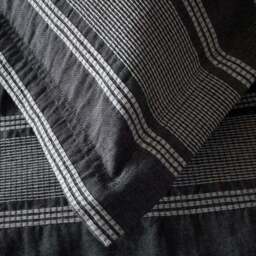 Combe Stripe 100% Organic Cotton Oxford Pillowcase - thumbnail 2