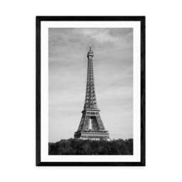 East End Prints Eiffel Tower, Pairs (Monochrome) I Print by 1x Gallery - thumbnail 2