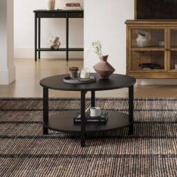 Westbrook Coffee Table, Black Oak - thumbnail 1