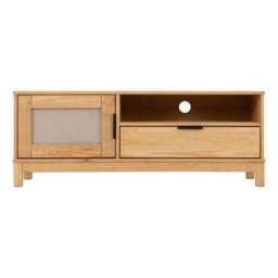 "Corona Rattan TV Stand for TVs up to 50""" - thumbnail 4