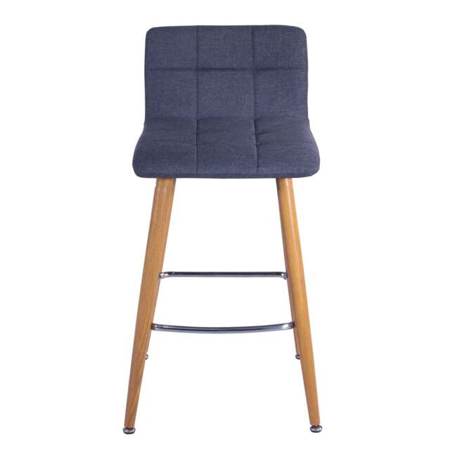 Johan Counter Height Bar Stool, Grey Flatweave Grey