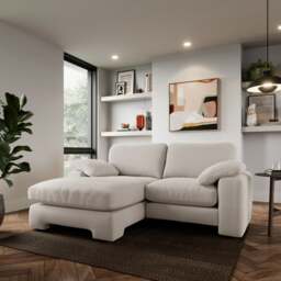 Magnus Cosy Weave Corner Chaise Sofa - thumbnail 1