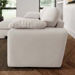 Magnus Cosy Weave Corner Chaise Sofa - thumbnail 2