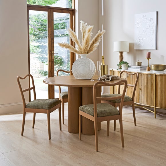 Alora 4 Seater Round Dining Table - image 1