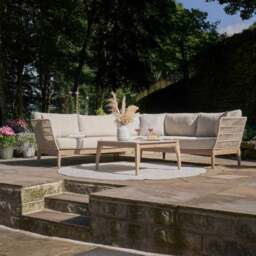 Pacific Lifestyle Moeven Outdoor Corner Seating Set - thumbnail 1