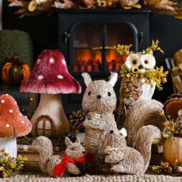 Country Living Mushroom House Ornament - thumbnail 4