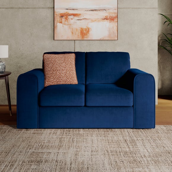 Abel Matte Velvet 2 Seater Sofa - image 1