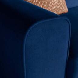 Abel Matte Velvet 2 Seater Sofa - thumbnail 4