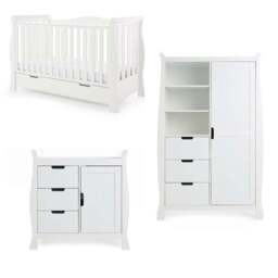 Obaby Stamford Luxe 3 Piece Nursery Room Set, Pine - thumbnail 3