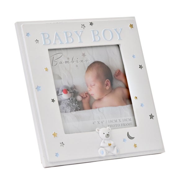 Bambino Resin Baby Boy Photo Frame - image 1