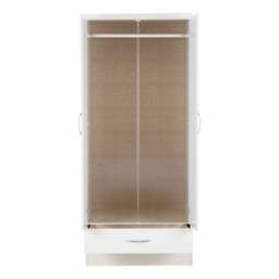 Nevada Double 1 Drawer Wardrobe - thumbnail 4