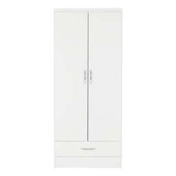 Nevada Double 1 Drawer Wardrobe - thumbnail 3