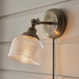 Amesbury Industrial Adjustable Plug In Wall Light - thumbnail 1