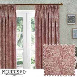 Morris & Co. Marigold Jacquard Pencil Pleat Curtains - thumbnail 5