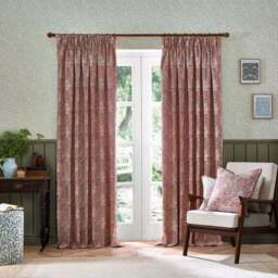 Morris & Co. Marigold Jacquard Pencil Pleat Curtains - thumbnail 2