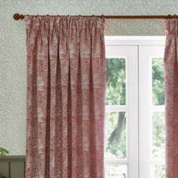 Morris & Co. Marigold Jacquard Pencil Pleat Curtains - thumbnail 1