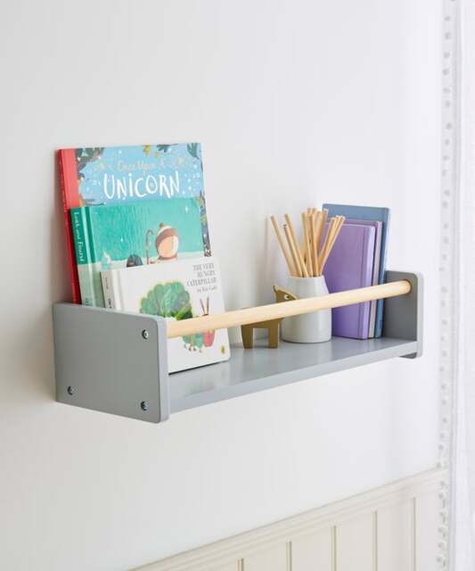 Kids Pippa Wall Bookshelf, 50cm by Dunelm