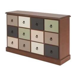 Pacific Loft 12 Drawer Sideboard, Pine - thumbnail 3