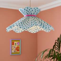 Sophie Robinson Wiggle Riad Star Easy Fit Pleated Lamp Shade - thumbnail 1
