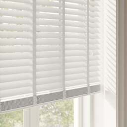 Made To Measure 50mm Slats White Textured Taped Venetian Blind - thumbnail 4