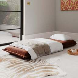 Jackson Velvet Foldable Single Sofa Bed - thumbnail 2