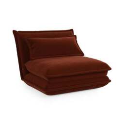 Jackson Velvet Foldable Single Sofa Bed - thumbnail 4