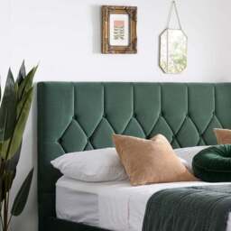 Loxley Velvet Ottoman Bed Frame - thumbnail 3
