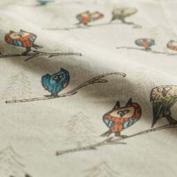 Quirky Owls Made to Measure Roman Blind - thumbnail 2